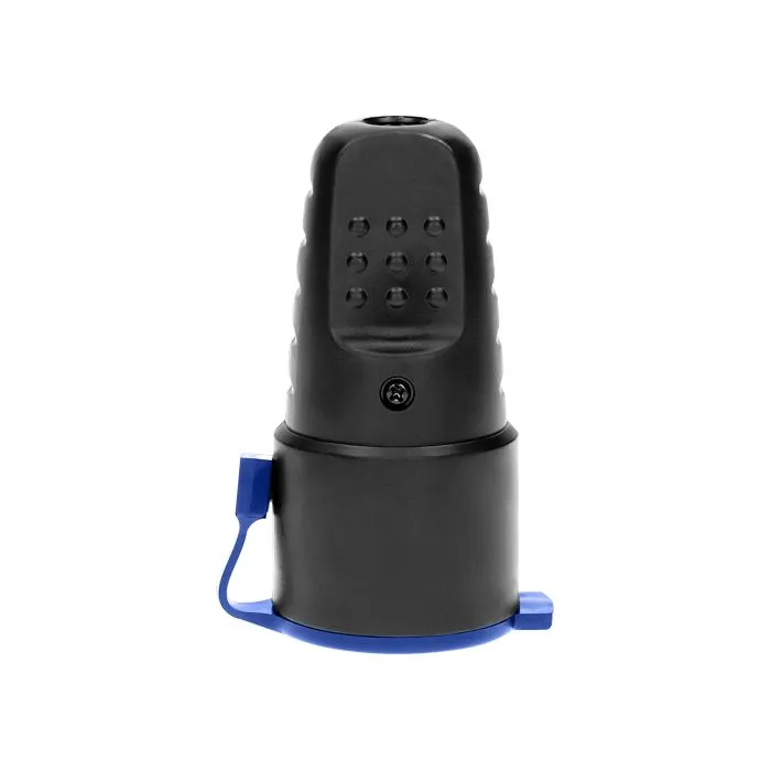 140113-Rubber plug-in socket 2P+Z with grounding-ORN