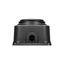 140123-Heavy-duty extension socket, rubber, schuko IP44, 1 schuko socket, very low 5cm profile, for Netherlands and Germany-ORN