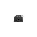 140126-Heavy-duty extension socket, rubber IP44, 3 sockets, very low 5cm profile, for Belgium and France -ORN