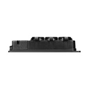 140127-Heavy-duty extension socket, rubber, schuko IP44, 3 schuko sockets, flame-resistant casing, very low 5cm profile-ORN