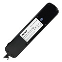 140400-Multiswitch power strip with 6 2P+E sockets, cable 3x1mm², 1.5m long. Thermal protection switch, 10A/230 VAC, black