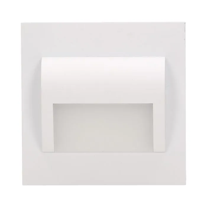 140389-DRACO LED 1,2W, flush-mounted staircase luminaire, 12V DC, 100lm, 6000K, white-ORN