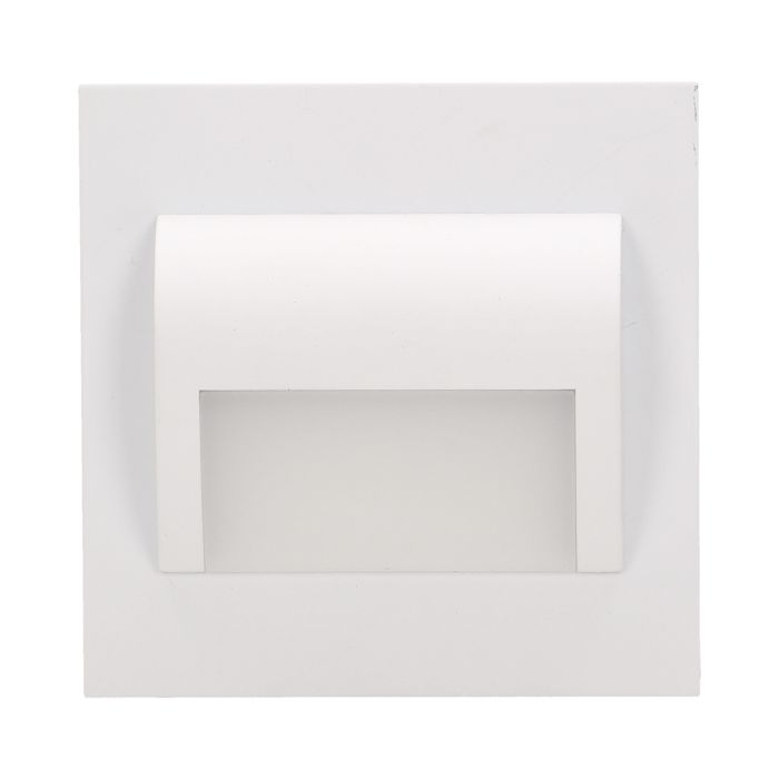 140389-DRACO LED 1,2W, flush-mounted staircase luminaire, 12V DC, 100lm, 6000K, white-ORN