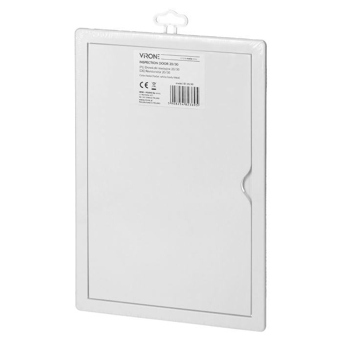 140385- Inspection door 20/30, white -ORN