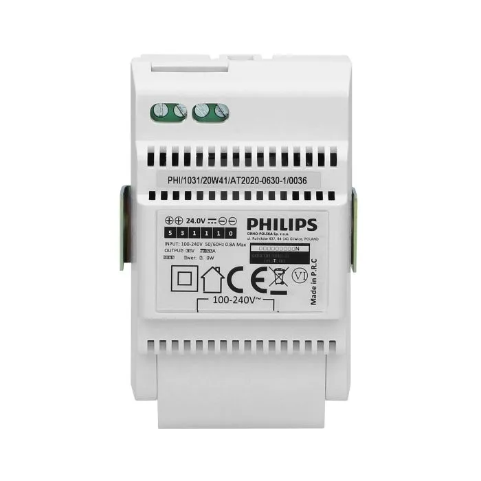 140376-Philips WelcomeEye Power modular transformer (230V AC/24V DC) compatible with all Philips videophones, fast and easy to install-ORN