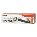 140375-Pop up Ø6cm desk socket with USB charger, 1.8m cable and locking system, 3x2P+E (Schuko), WHITE
