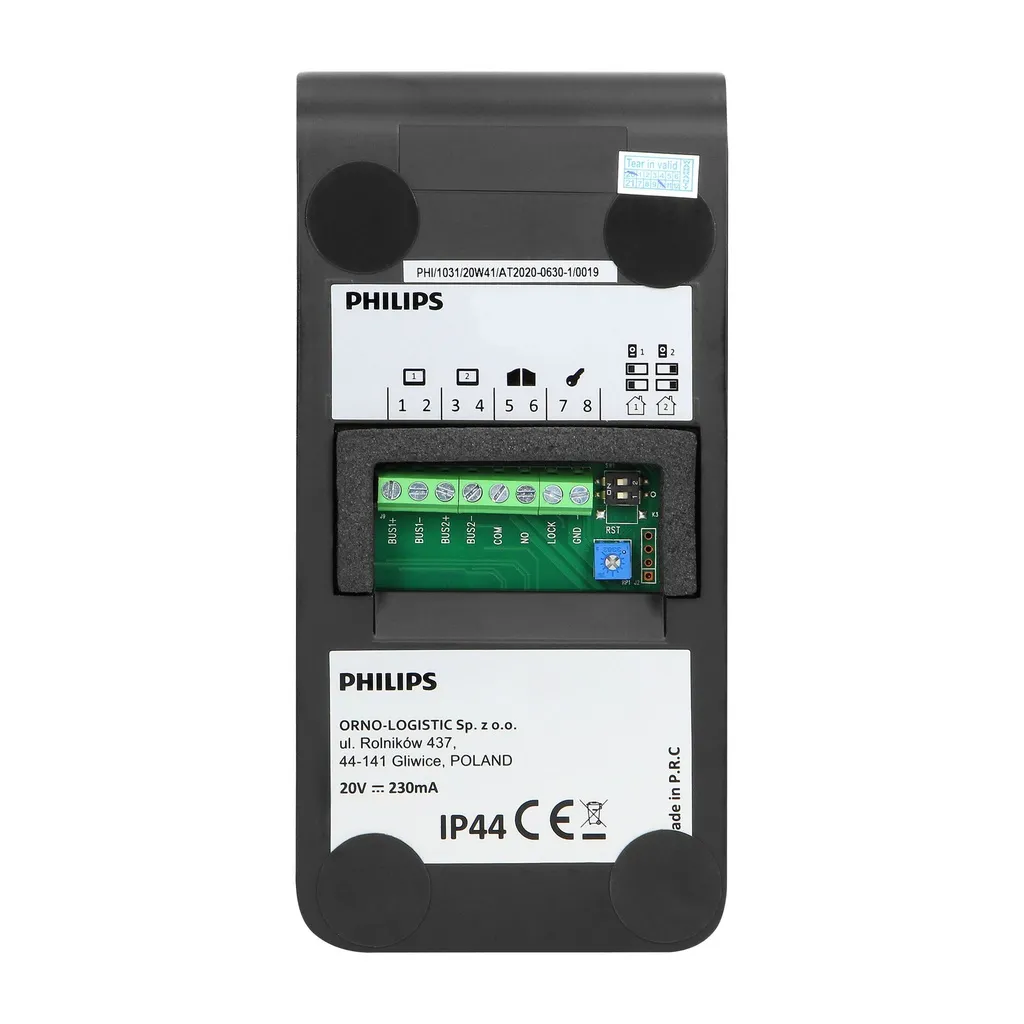 140365- Philips WelcomeEye Connect 2, video doorphone set, loudspeaking, LCD 7", touch screen, OSD menu, WI-FI + smartphone APP, gate control, RFID -ORN