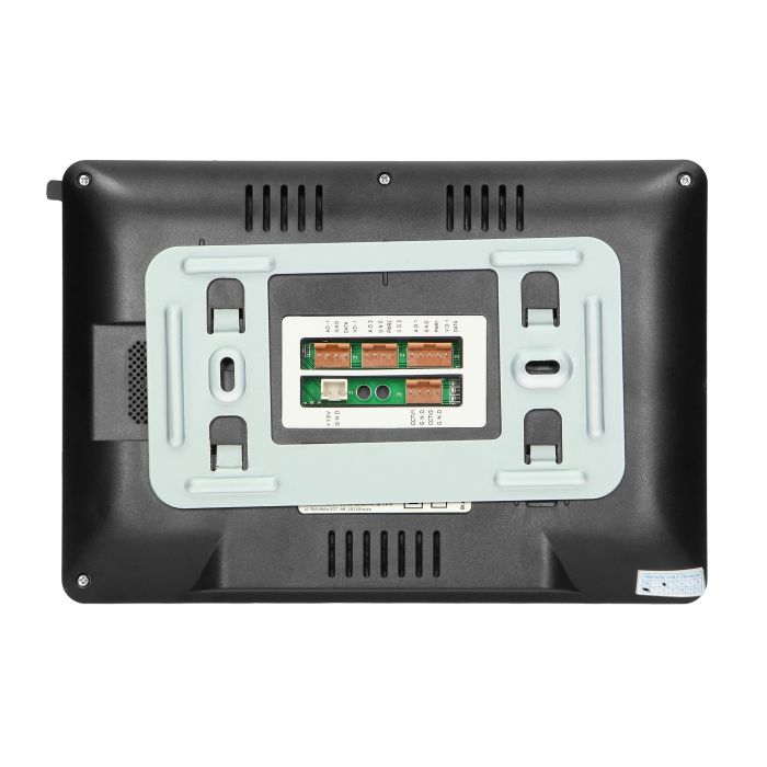 140364-NOVEO MULTI2 two-family video door phone set, LCD 7" monitor, black-ORN