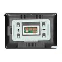 140364-NOVEO MULTI2 two-family video door phone set, LCD 7" monitor, black-ORN