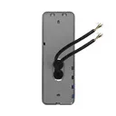140364-NOVEO MULTI2 two-family video door phone set, LCD 7" monitor, black-ORN