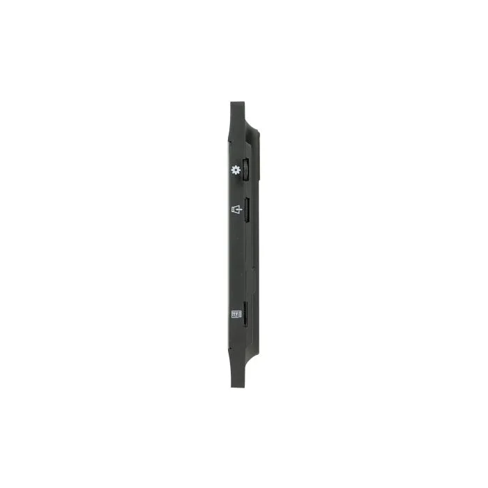 140360-VIFIS FHD video doorphone set (handset-free, code lock, cards/proximity tags reader, mobile app-controlled, DIN rail power supply, black)