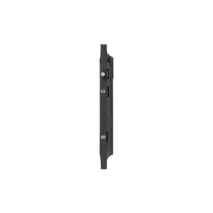 140360-VIFIS FHD video doorphone set (handset-free, code lock, cards/proximity tags reader, mobile app-controlled, DIN rail power supply, black)
