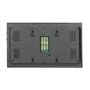 140360-VIFIS FHD video doorphone set (handset-free, code lock, cards/proximity tags reader, mobile app-controlled, DIN rail power supply, black)