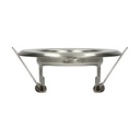 140358-SUTRI RC decorative frame for spotlight, MR16/GU10 max 50W, round, fixed light beam, satin-ORN