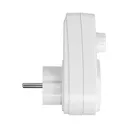 140343- Plug-in dimmer switch with additional power socket (Schuko), max.280W-ORN