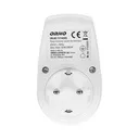 140343- Plug-in dimmer switch with additional power socket (Schuko), max.280W-ORN