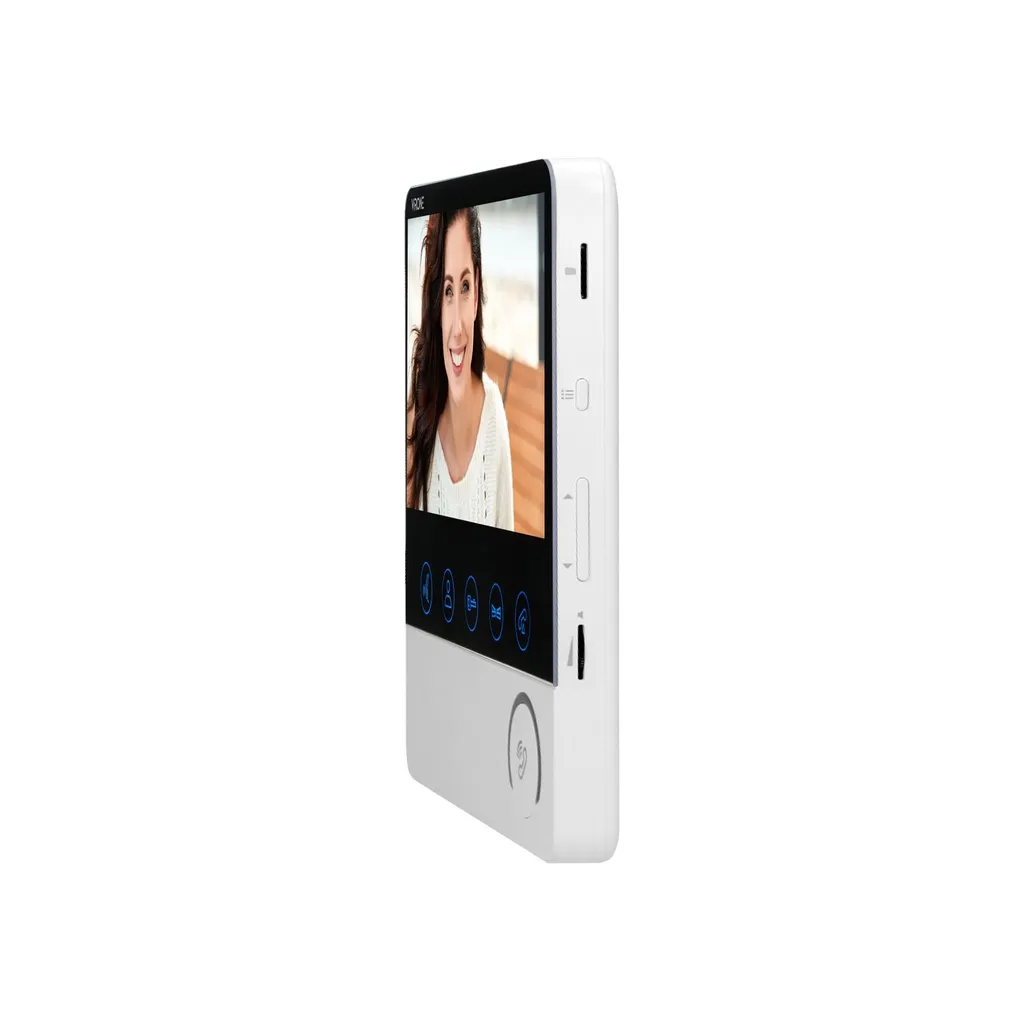 140334- Hearing-free video intercom CETI, 7" monitor with TF memory card, card and key ring reader, IP44-ORN