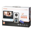 140333- HILIT Full HD video doorphone set, handset-free, with a colour monitor 7”, card/proximity tags, operation via Tuya application-ORN