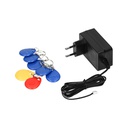 140333- HILIT Full HD video doorphone set, handset-free, with a colour monitor 7”, card/proximity tags, operation via Tuya application-ORN