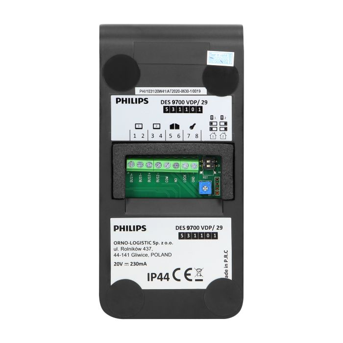 140332- Philips WelcomeEye Touch, Video Door Phone, Headphoneless, Colour, LCD 7", Touch, OSD Menu, Gate Control, RFID-ORN