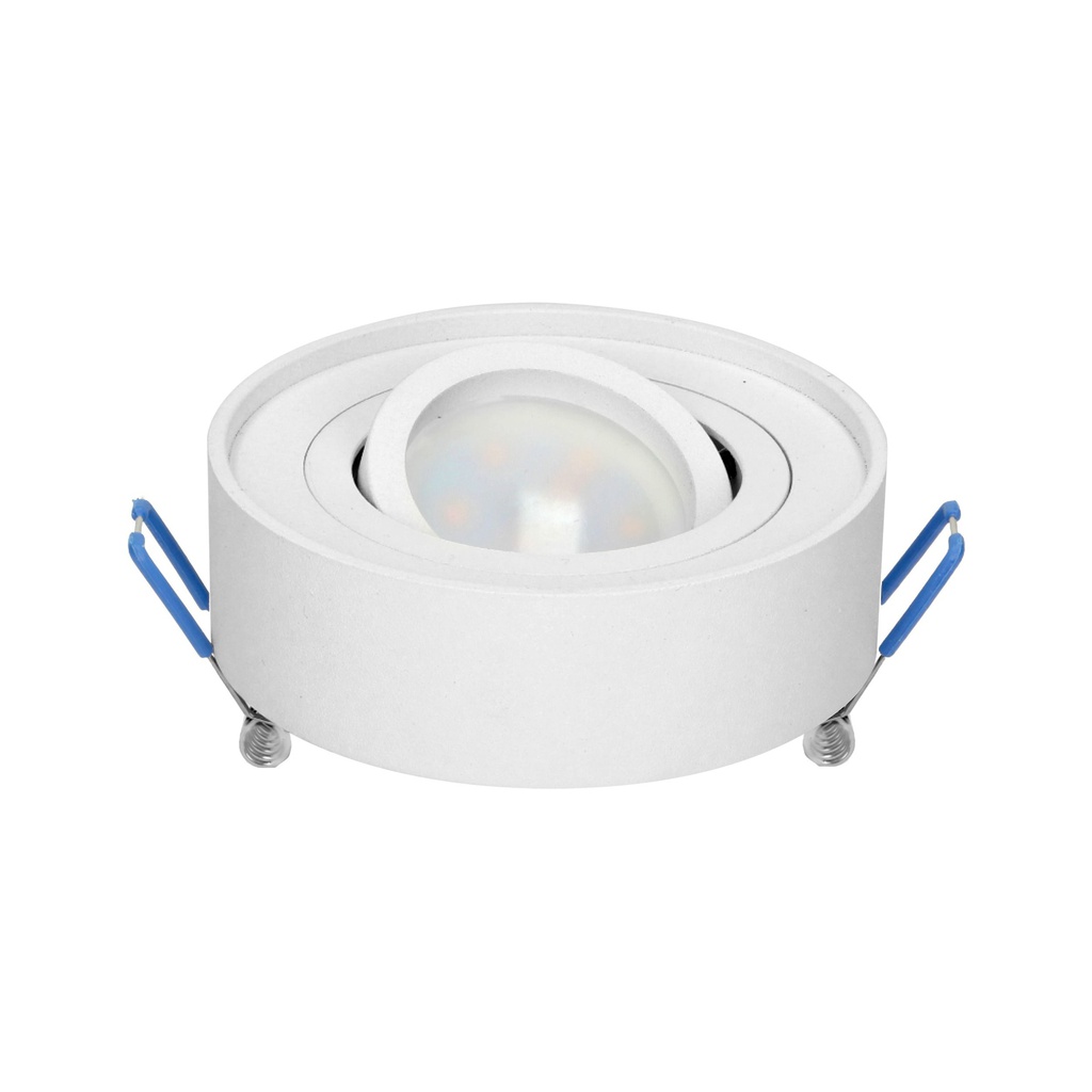 140323- SORMUS decorative frame for spotlight, MR16/GU10 max 50W, adjustable, round, white-ORN