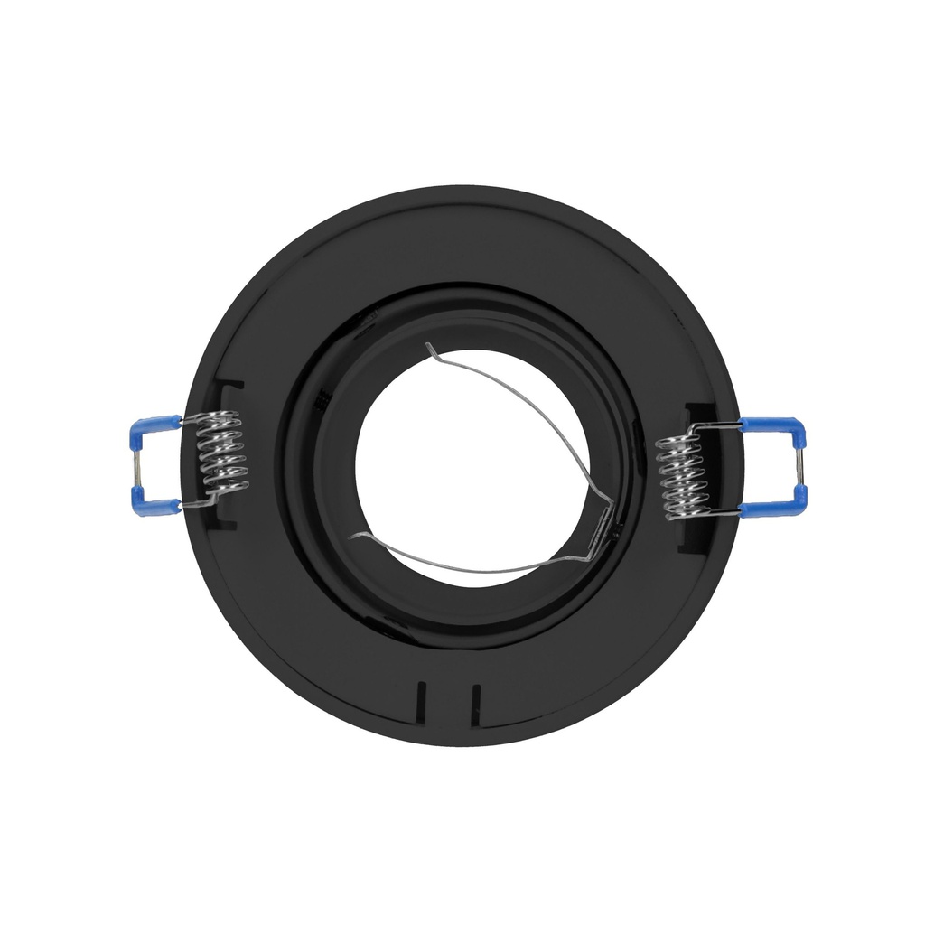 140322- SORMUS decorative frame for spotlight, MR16/GU10 max 50W, adjustable, round, black-ORN