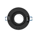 140322- SORMUS decorative frame for spotlight, MR16/GU10 max 50W, adjustable, round, black-ORN