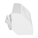 140321-Furniture socket with USB charger, silver-white, schuko-ORN