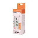 140320- Furniture socket with USB charger, silver-white, for Belgium and France -ORN
