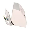 140320- Furniture socket with USB charger, silver-white, for Belgium and France -ORN