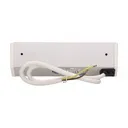 140320- Furniture socket with USB charger, silver-white, for Belgium and France -ORN