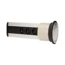 140318- Pop up desk socket ⌀10cm with USB chargers and 1.8m cable, for Belgium and France-ORN