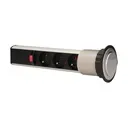 140314- Pop up desk socket ⌀6cm with 1.8m cable, for Belgium and France -ORN