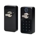 140295- Smart door lock with fingerprint reader and code lock, IP44, short-ORN