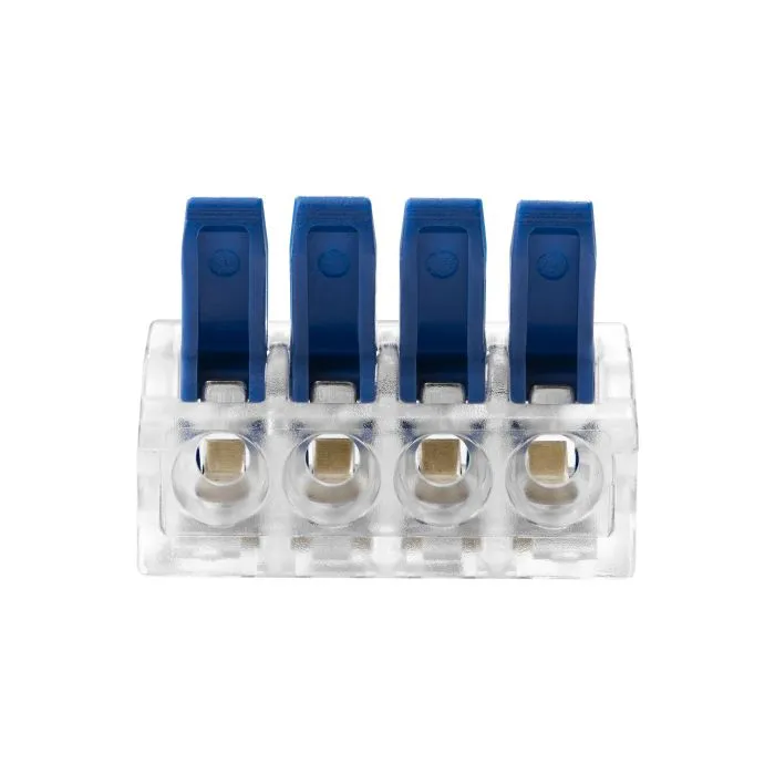140292- 4-wire clamp splicing connector; for wire 0.75-4mm²; IEC 450V/32A, 50 pcs.-ORN