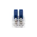 140287- 2-wire clamp splicing connector; for wire 0.75-4mm²; IEC 450V/32A, 100 pcs.