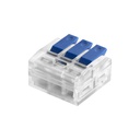 140285 - 3 wire clamp splicing connector; for wire 0.75-4mm²; IEC 450V/32A, 100 pcs.