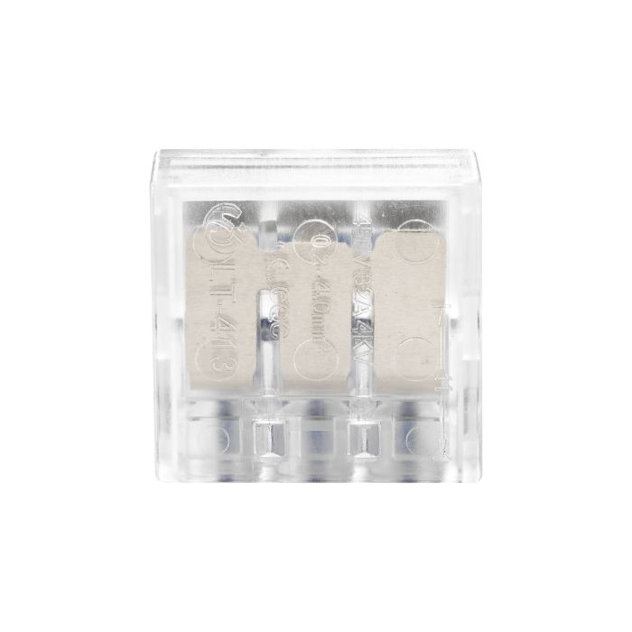 140285 - 3 wire clamp splicing connector; for wire 0.75-4mm²; IEC 450V/32A, 100 pcs.