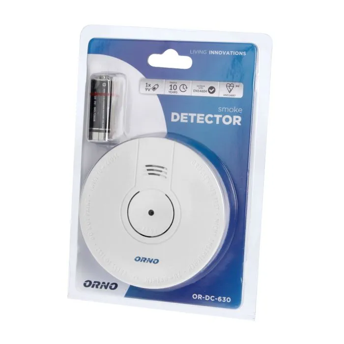 140018-Battery operated smoke detector 9V DC, BSI-ORN