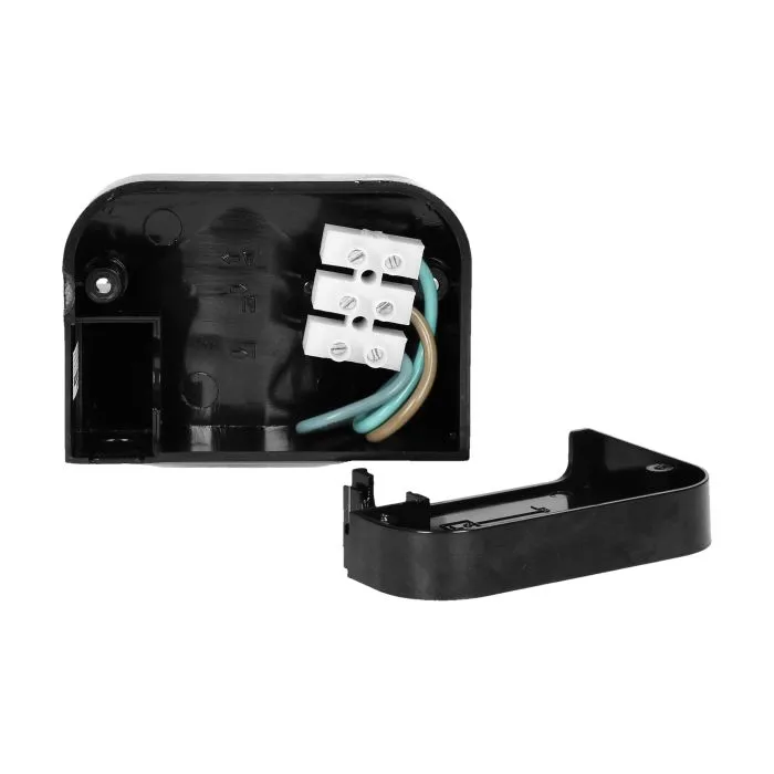 140442 - PIR motion sensor 180°, IP44 Black
