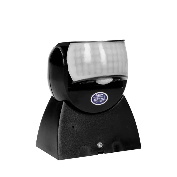 140447 - Adjustable PIR motion sensor 360°/180°, IP65 Black
