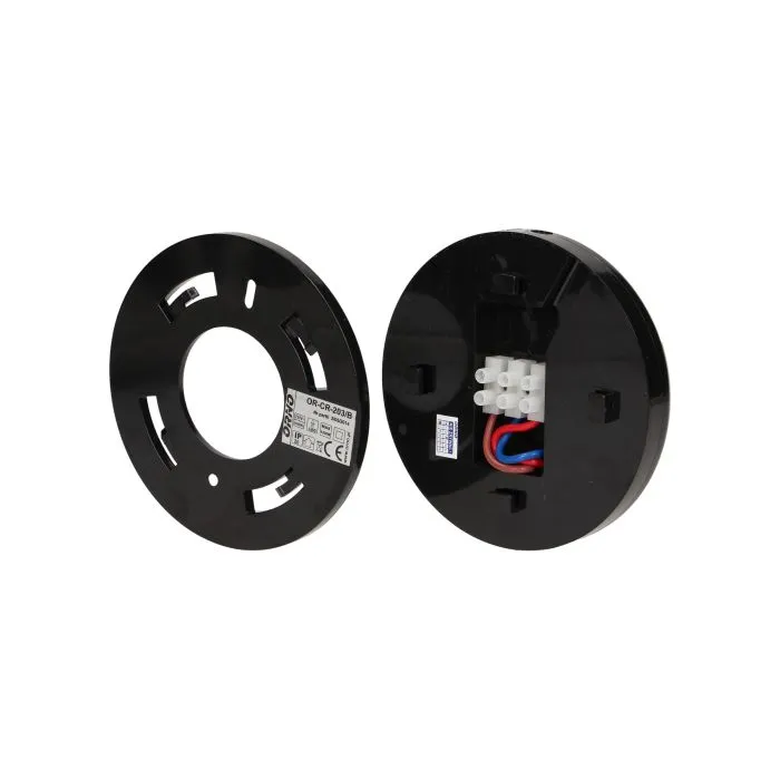 140030 - PIR motion sensor 360° rated load 1200W; protection rating IP20 Black