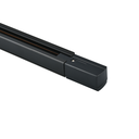 2 mètres de rail triphasé noir pour l'éclairage sur rail,2 Meter 3-fase Rail Zwart voor  Rail verlichting,2 Metres 3-Phase Rail Black for track lighting