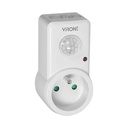 140465 - Plug-in motion detector, 120° IP20, 280W