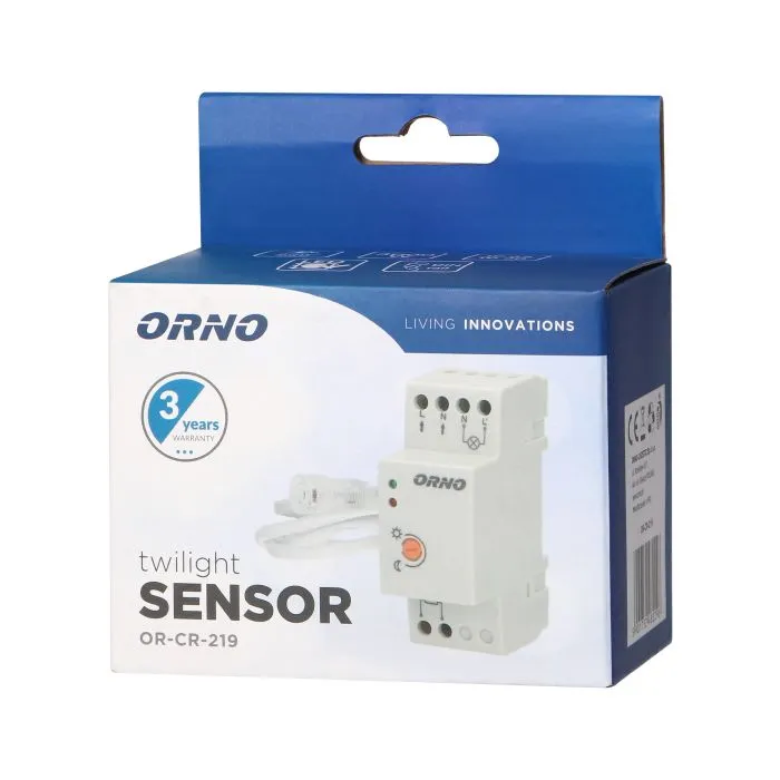 140476 - DIN twilight sensor with external probe, IP65