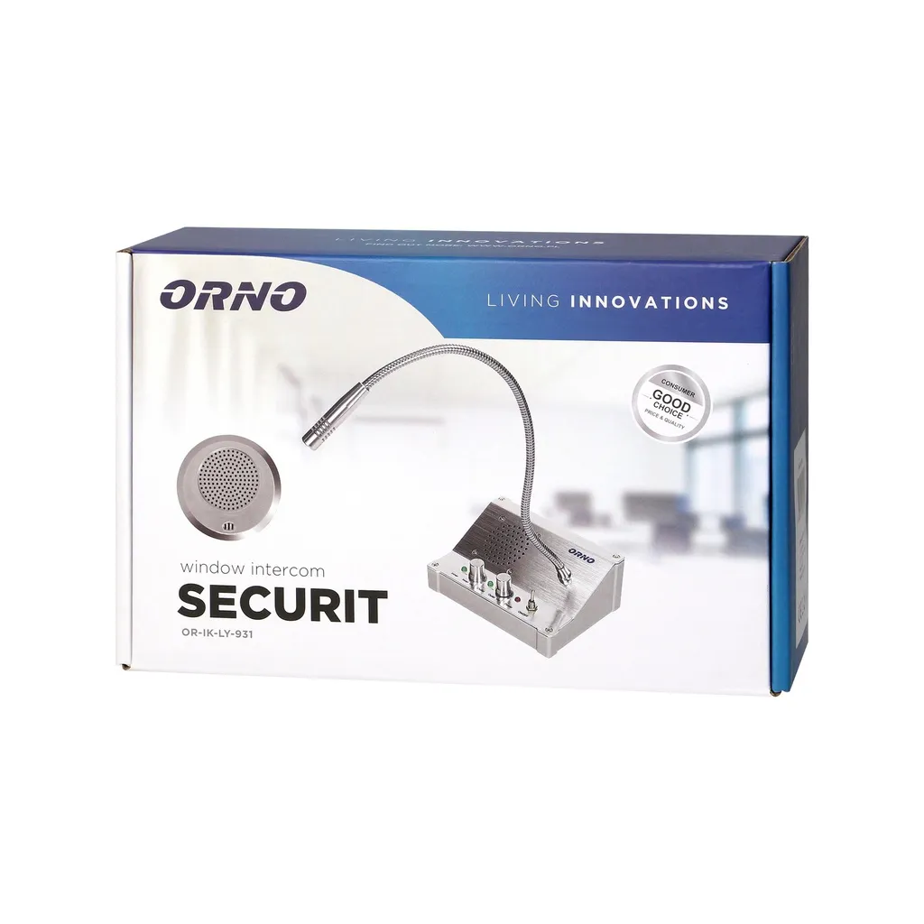 140414 - SECURIT window intercom, wired system for two-way voice communication.