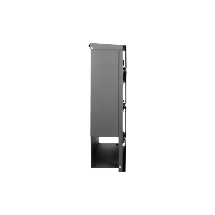 140481 - BORNEO mailbox with newspaper holder, galvanized steel, black