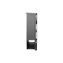 140481 - BORNEO mailbox with newspaper holder, galvanized steel, black