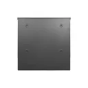 140481 - BORNEO mailbox with newspaper holder, galvanized steel, black