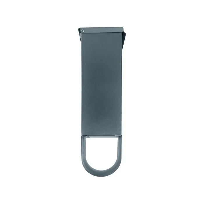 140482 - HAITI mailbox with newspaper holder and name plate, galvanized steel, anthracite